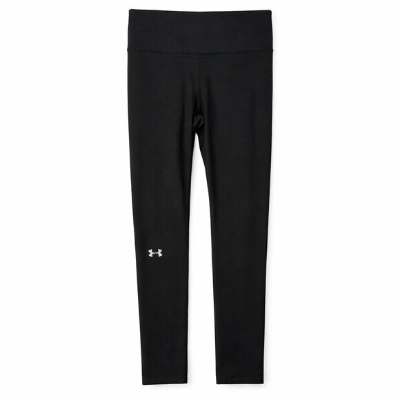 Under Armour Pants - Under Armour HeatGear Compression Leggings Black Reflective Running Tights SM